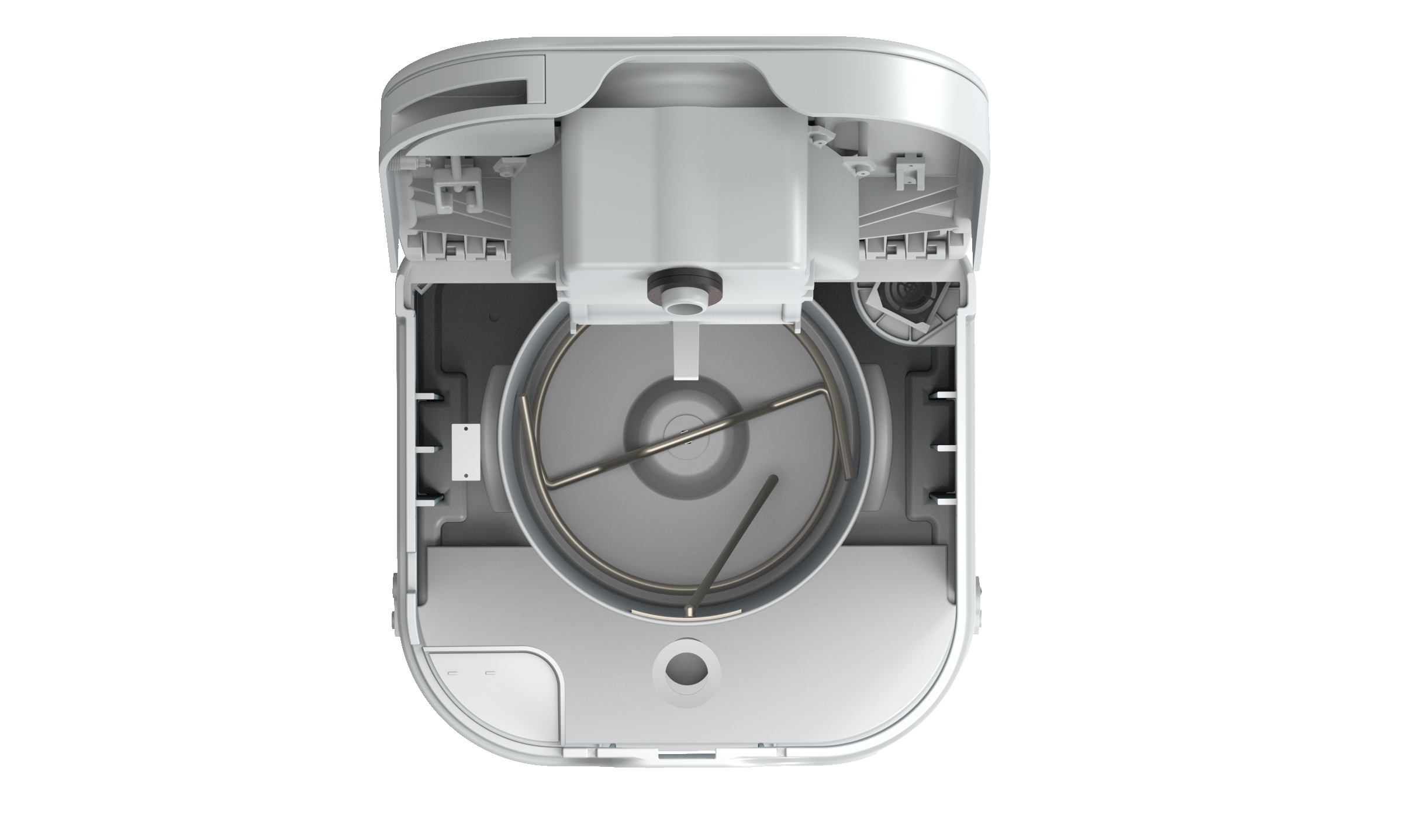 OGO Origin Composting Waterless Toilet, Open Top Down