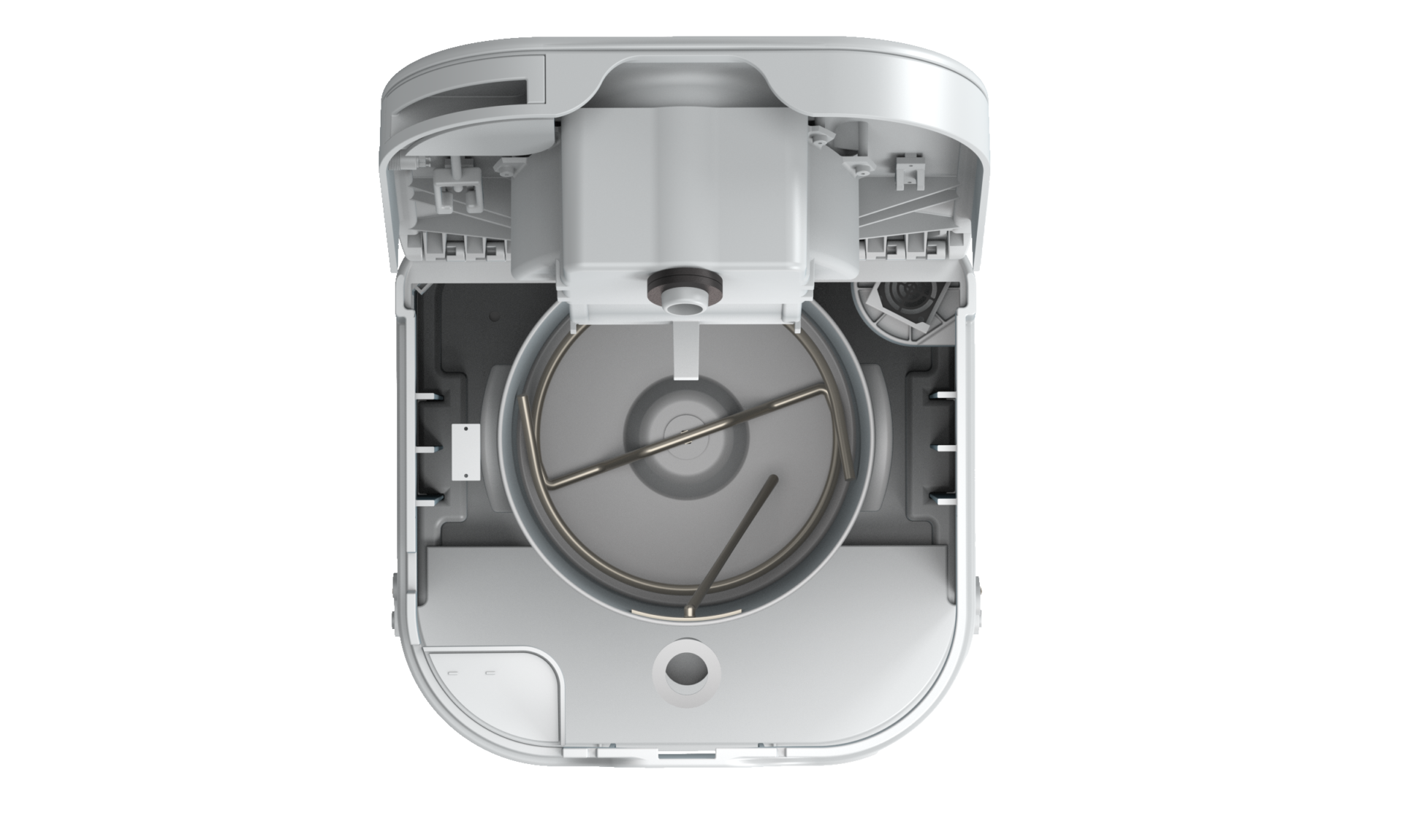 OGO Origin Composting Waterless Toilet, Open Top Down